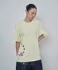 Lujeoseukeulleob Circle Star Logo Short Sleeve T-Shirt Yellow