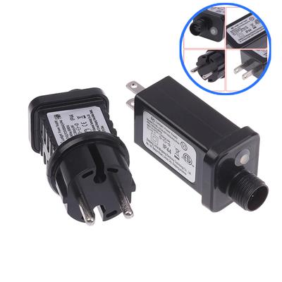 String Lights EU/US Plug 5VDC 6W 8 Functional SELV LED Lamp Driver Switch Adapter IP44 Waterproof Laser Lighting Power Supply