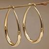 Fashion Simple Irregular Oversized Big Hoop Earrings For Women Large Thick Round Circle Earrings Hoops Punk Jewelry