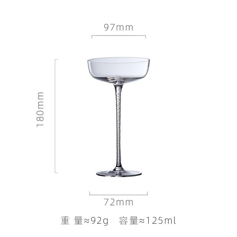 

Pink Crystal Wine Glass Set Gift Box Highball Champagne Flute Pair Wedding Present 301-400ml