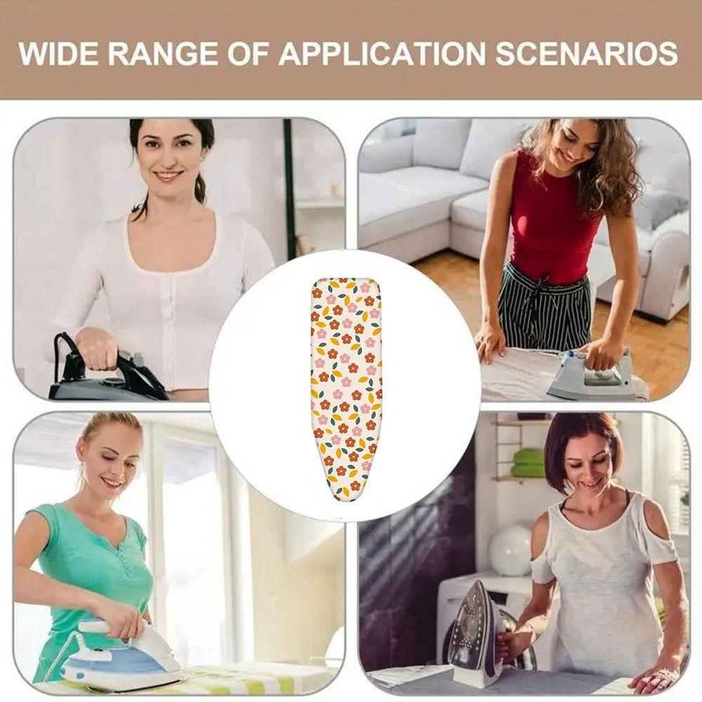 Floral Pattern Ironing Board Cover Thickened Ironing Heat Shield  for Ironing Table Accessories