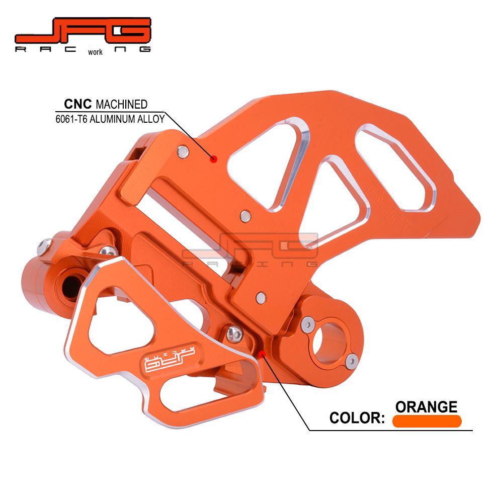 

Защита заднего дискового тормоза из алюминия с ЧПУ для внедорожных мотоциклов 125-530 XC-W EXC FC TC оранжевый