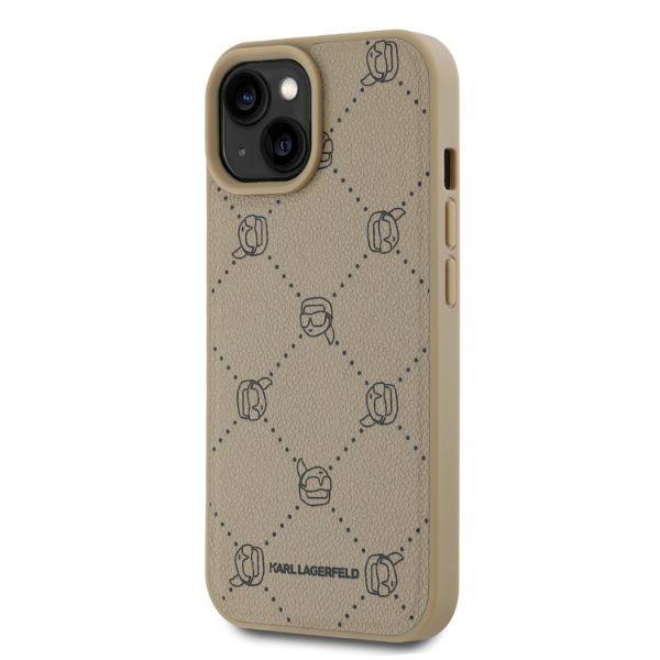 Karl Lagerfeld Klhmp15Spgkhphe Iphone 15 6.1 Beżowy/Beige Magsafe Karl Heads