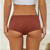 Sexy Seamless Women's Boxer Briefs Comfortable and Breathable Can Be Worn As Outerwear Mid-waist Ice Silk Four-corner Panties