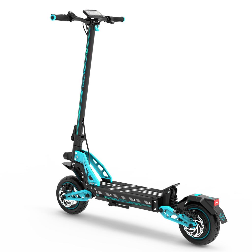 DriveTron DT10 All-Terrain Electric Scooter Adult 1400W Motor Men's E-Folding Scooter 48V15.6Ah Battery 10 Inch Tyre women's EScooter