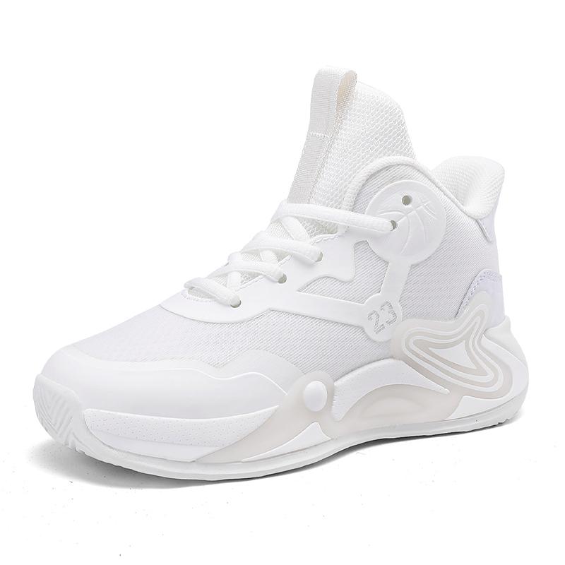 Tênis de Basquete Infantil Malha Respirável Tênis da Moda para Meninos Tênis Esportivo Escolar para Meninas Tênis Casuais Infantis Atlético para Exterior
