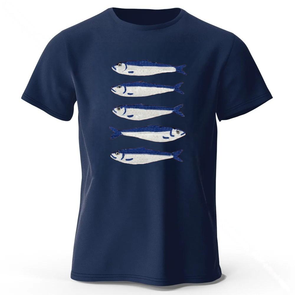 

Spring Summer Men s Cotton T-shirt Loose Running Sports Short Sleeved Fashion Comfortable Casual Top S темно-синий