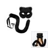 2 Pièces Masque et Queue Therians pour Femmes Filles Chatons Renards Loup Masque Queue Fourrure Costume Cosplay Halloween Masque Chat avec Queue