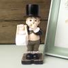 Comical Intricate Detailing Butler Statue Stable Resin Home Sculpture Home Decor