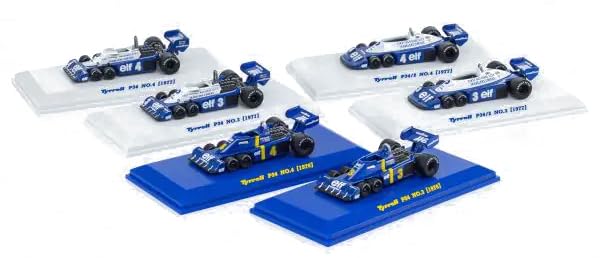 

Kyosho KYOSHO MINI CAR BOOK Tyrrell P34 Complete Set of 6 & No.21 1/64 No.K07038B-SET