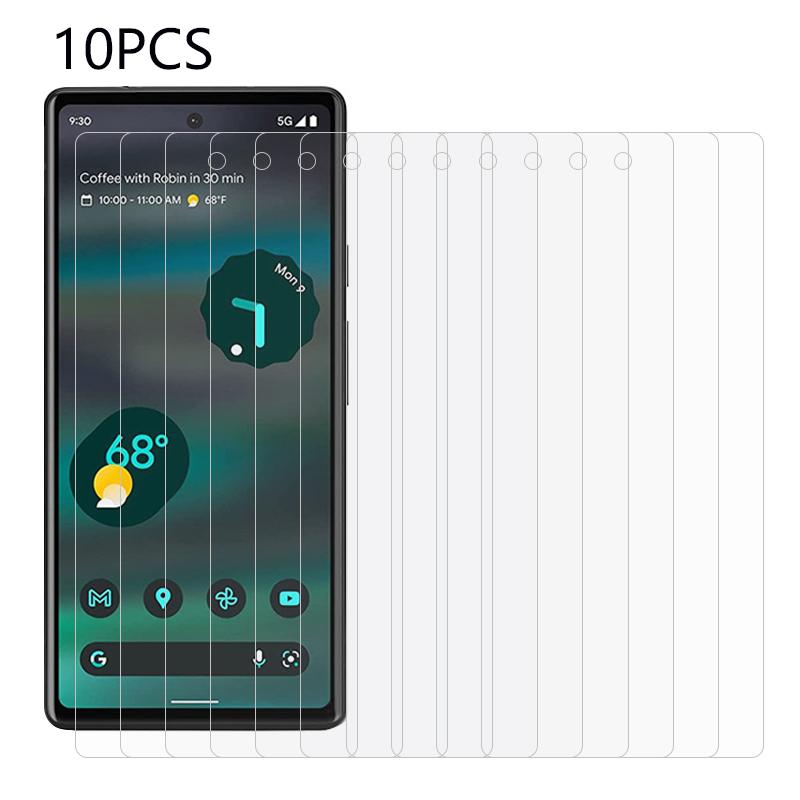 

10Pcs/Set For Google Pixel 7a Tempered Glass Anti-explosion Film 0.3mm 2.5D HD Clear Phone Screen Protector Type A