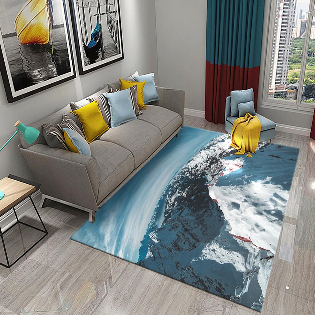 Rutschfester Flur, Schlafzimmer, Badezimmer, Küche, Bodenmatte, Veranda, Fußmatte, Schneeberglandschaft, Teppich