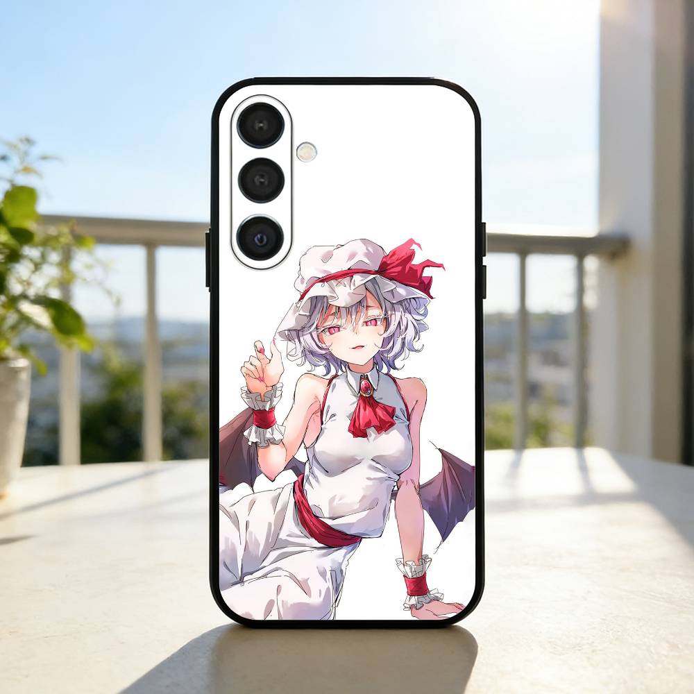 Epc TouHou Project Flandre Scarlet Phone Case For Samsung A73,A21s,A22,A31,A32,A52,A53,A71,A80,Soft Black Shell