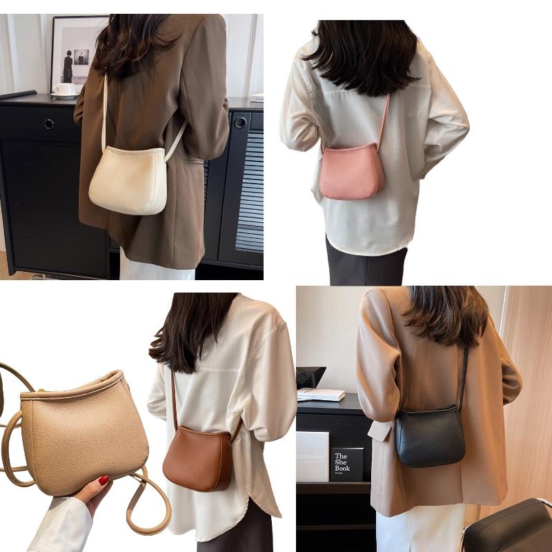 Stylish And Minimalist Women's Small Shoulder Bag Pu Leather Multiple Colors Available Ideal For Casual Outings
