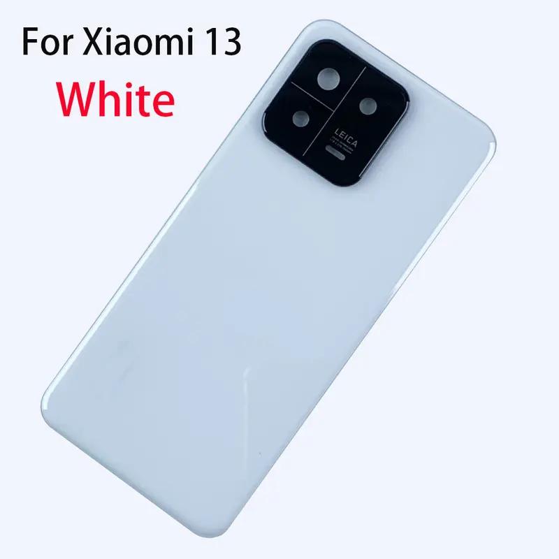 Capac baterie din sticlă Mi13 pentru Xiaomi Mi 13 Pro Capac din spate Carcasă din spate a ușii bateriei cu obiectiv pentru cadru camerei