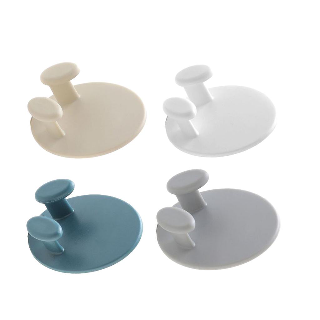 Power Plug Hook Strong Adhesive Oval Shaped Easy To Install Plug Wire Holder Hooks for Power Cords