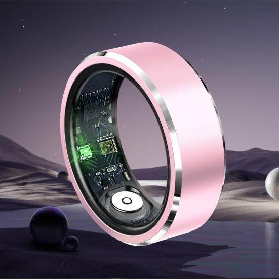 Smart Ring High Precise IP68 Waterproof Health Ring Fitness Tracker with Heart Rate Blood Pressure Monitor for Men Women
