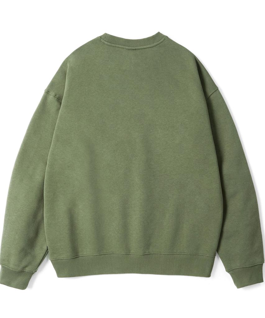 KULTE Authentic Boucle Crewneck Khaki