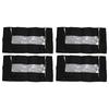 4PCS Under Bed Storage Box 90L Non Woven Foldable Underbed Storage Containers with Clear PVC Window for Clothes