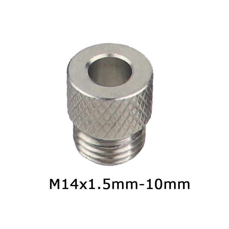 3-in-1 Locher-Set: 3-15mm Rändel-Bohrungsbuchsen, Positionier-Gewindebuchse, Messing-Anschlagmutter, Schraubenschlüssel