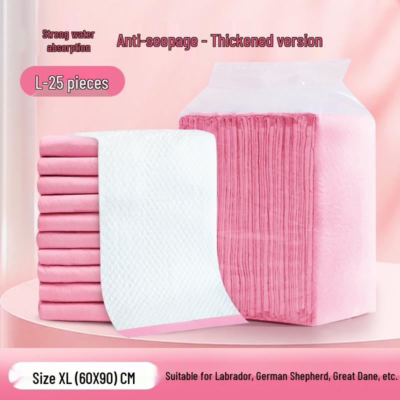 Thickened Disposable Dog Pee Pads - Deodorizing, Highly Absorbent, Large Size