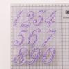 Lace Numbers Transparent Silicone Clear Stamps Seal for DIY Scrapbooking Album Paper Card Decorative Sheets Digit