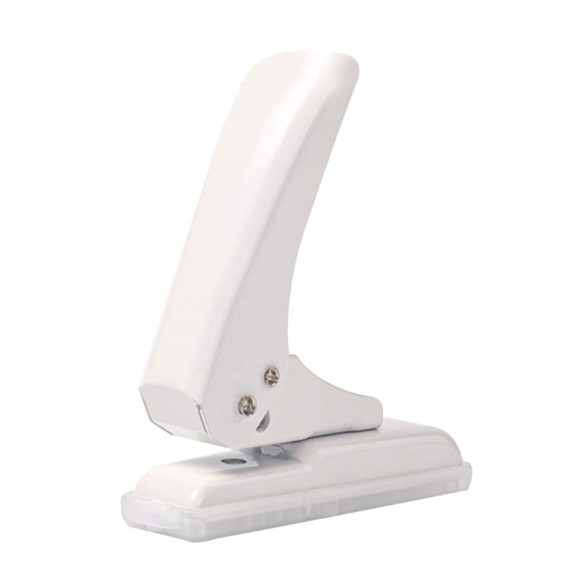 Paper Puncher Single Hole Punch with Grip Handle, Portable Hand Hold Long Reach Puncher Circle Single Round Paper Punch