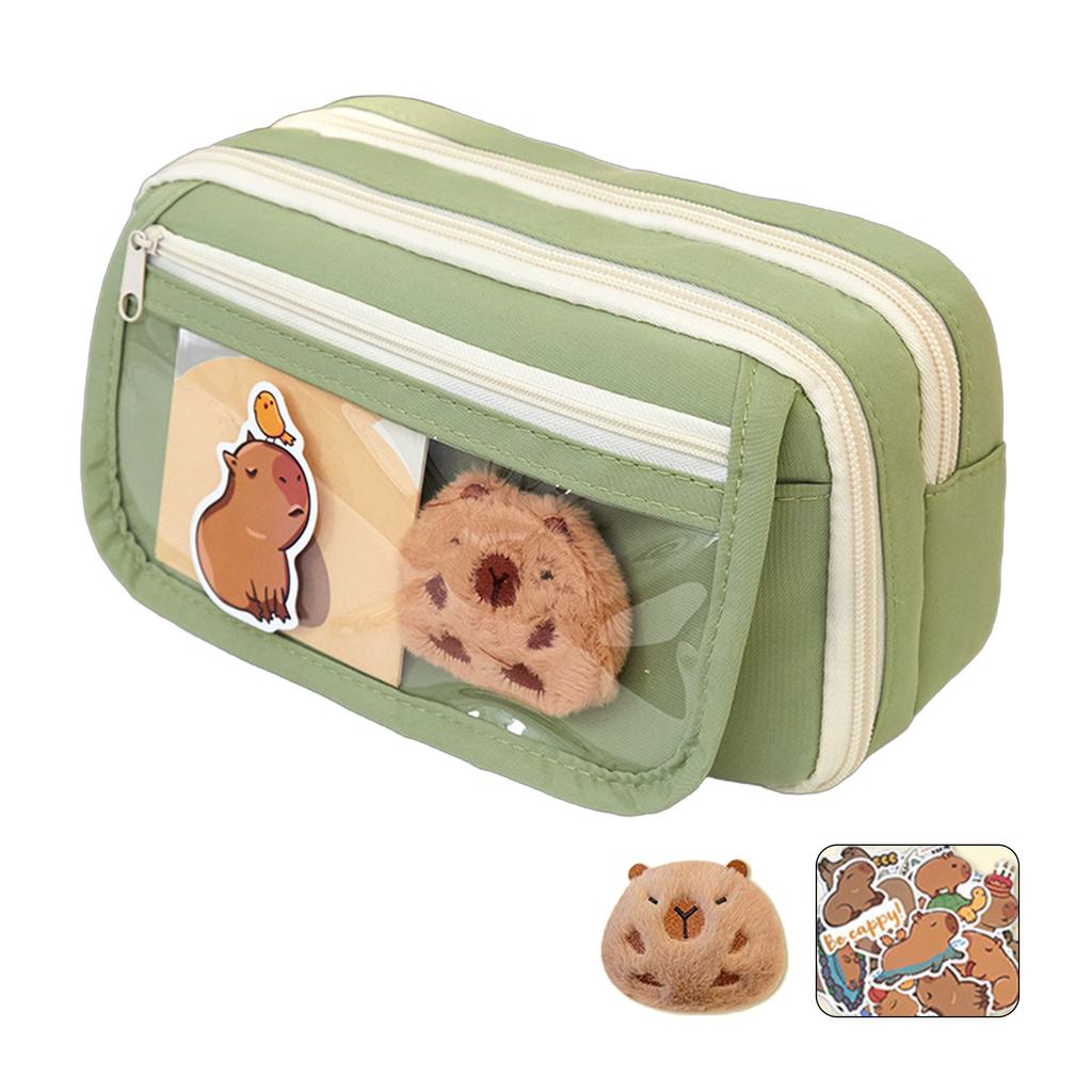 Pencil Bag Stationery Bag Pencil Case Large Capacity Pen Pouch Desk Organizers Marker Pen Case School Office Supplies