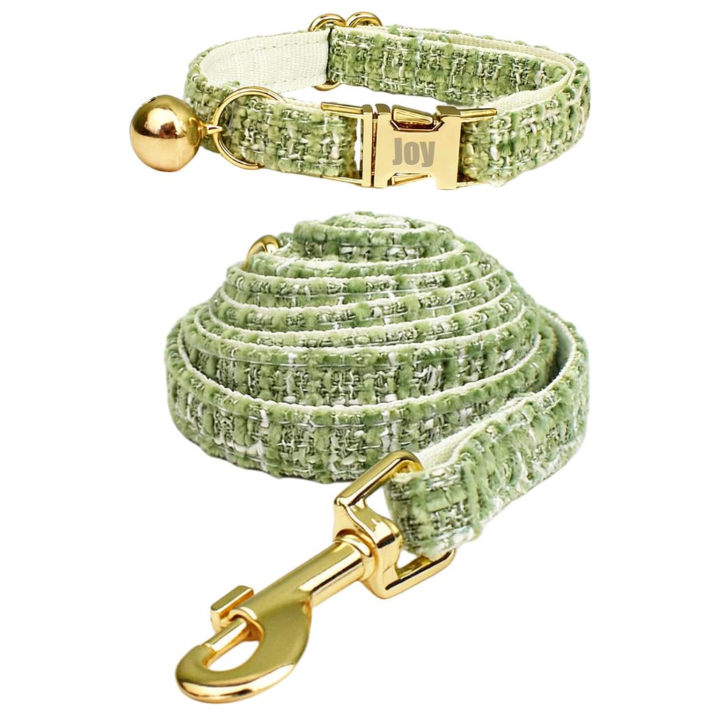 Custom Carved -inspired Pet Collars, Dog Collars, Cute Bell Collars+ Leash