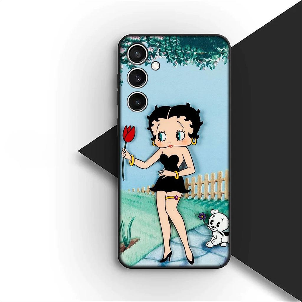 Casing for Apple iPhone 16 14 15 Plus 11 Pro Max 16E ProMax + 16Plus 15+ 14+ Phone Cover Soft Case Anime B-Bettys Lovely B-Boops