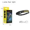 USB Rechargeable LED Sensor Headlamp Built-in Battery Head Flashlight Headlight Led Head Torch Camping Fishing Search Light