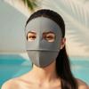 Polyester Eis Seide Gesichtskleidung Atmungsaktiv Gesicht Sonnenschutz Sonnencreme Maske Outdoor