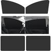 4 PCS Car Front and Rear Side Window Sunshade, 18.8" X 24.4" X 12.9" + 31.4" X 18.8" Keep Vehicle Cool Sun-Proof Cover, Car Window Free Ventilation