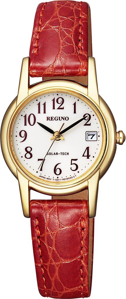 Citizen Legno Solar Tech Watch with Red Women's Strap, KH4-823-90,