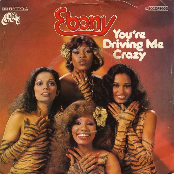 

7inch Record EBONY Youre Driving Me Crazy 00632209 Aladin 1977 Germany Dance Electronica Used