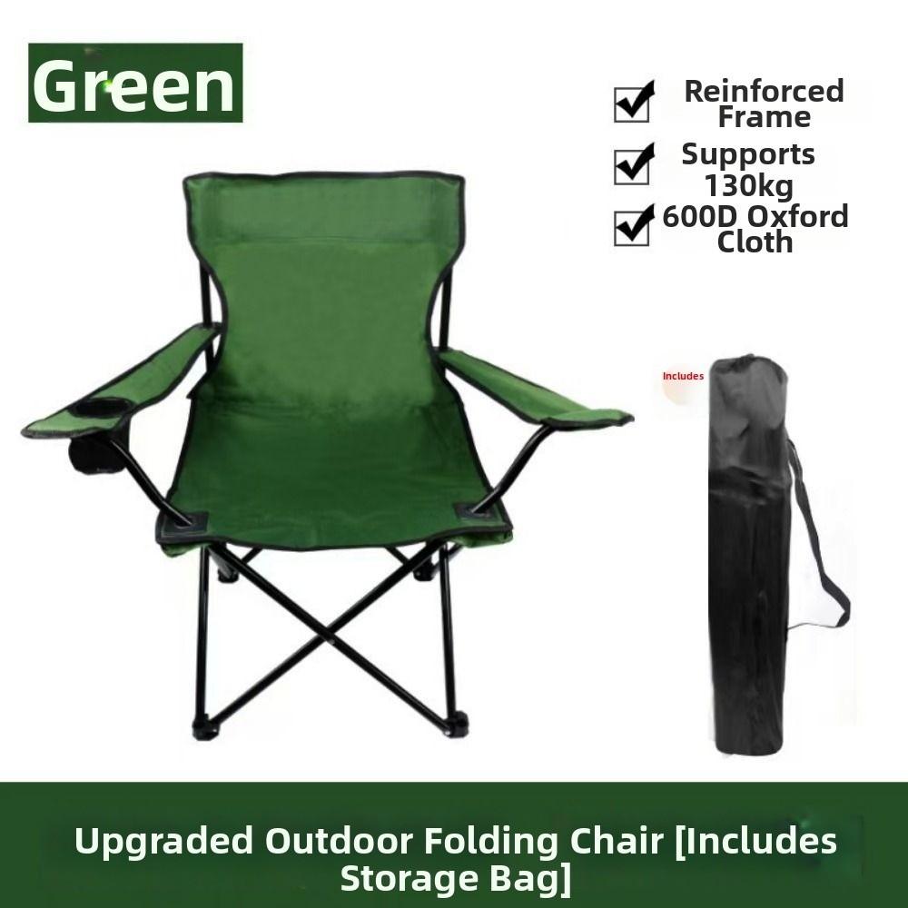 Portable Camping Chair Armchair Foldable Fishing Beach Longue Accessories Outdoor Deck Tourist