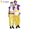 Exquisite Arabian Prince And Princess Costume Crafted From Durable Polyester Fabric