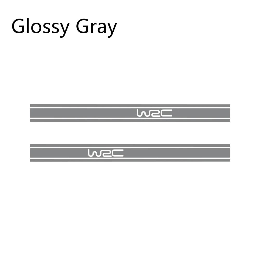 

Universal 2PCS Car Door Side Stickers Long Stripe WRC Graphics Styling Vinyl PVC Film Decals Decoration Auto Tuning Accessories