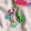 Creative Cute Bear Keychain Colorful Bear Bag Decoration Accessories For Women Girls Earphone Protective Case Pendant