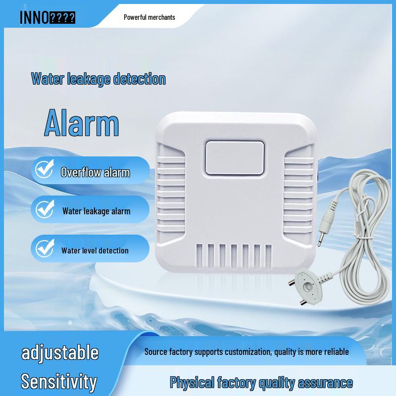 Waterproof Household Leak Alarm for Kitchen Sink - Water Immersion Detector and Level Reminder
