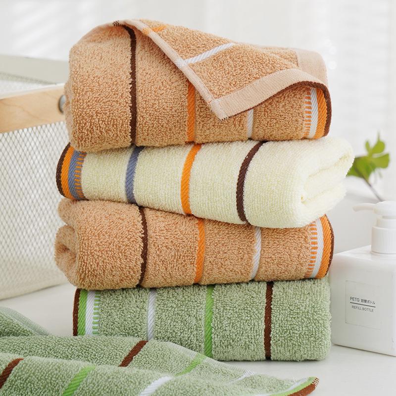 Thickened Water-Absorbent Soft Face Wash Towel - Solid Color