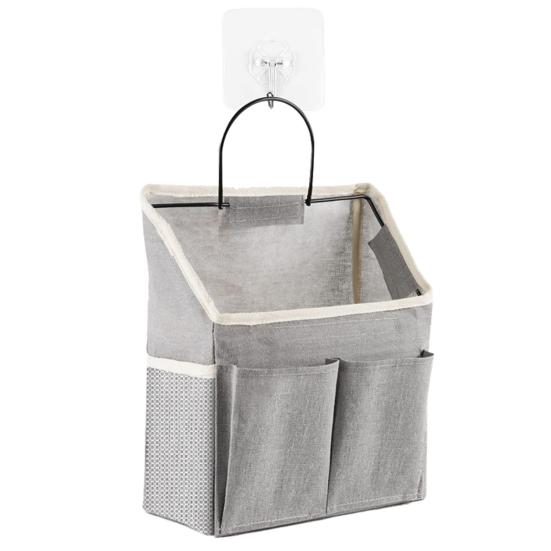 1 комплект экономит место мягкий на ощупь практичный большой вместительности подвесной органайзер для хранения на двери органайзер за дверью серый 2489₽