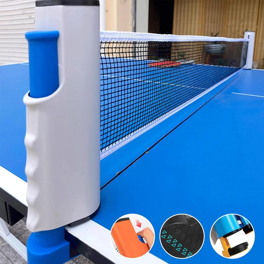 AUTAKI Table Tennis 1 2 Storage Bag Portable Table Tennis Set for Home Use Exercise in Your Living Extendable Flexible and Stable and Easy to Even