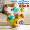 High Chair Toy with Suction Cups Spinner Montessori Toys Fine Motor Infant Tray Sensory Travel Toys for Baby Birthday Gifts