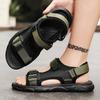 Sports sandals men's new summer casual wear driving shoes dual-purpose beach shoes men's Velcro cool slippers