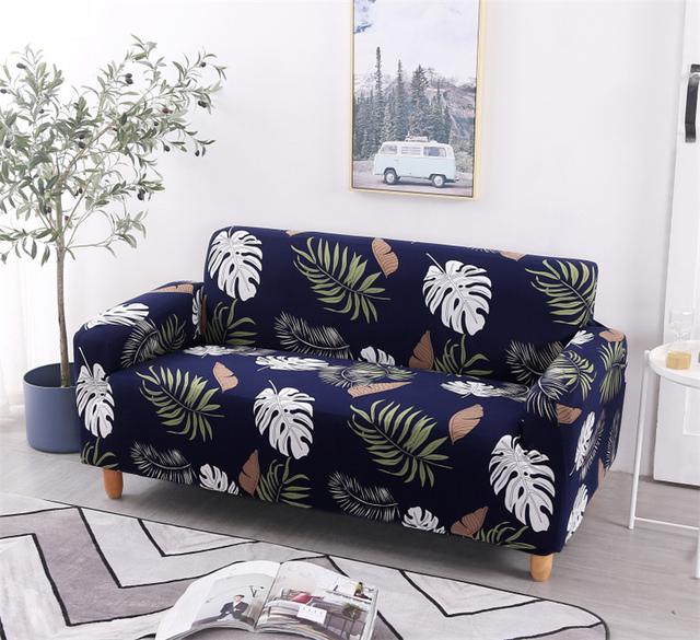 Spandex Elastic Couch Cover Tight Wrap All-Inclusive Sofatrekk For Stue Seksjonsmøbler Sofa Slipcover 1 /2 /3 /4seter