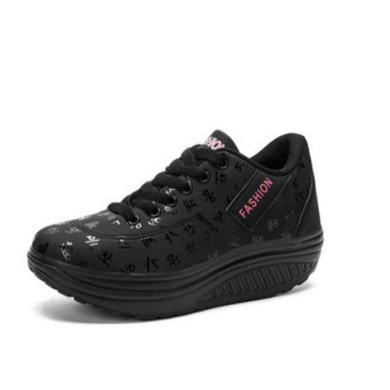 

Спортивная обувь для активного отдыха Одиночные туфли Бисквитные туфли Большие размеры Женская обувь 42 чёрный