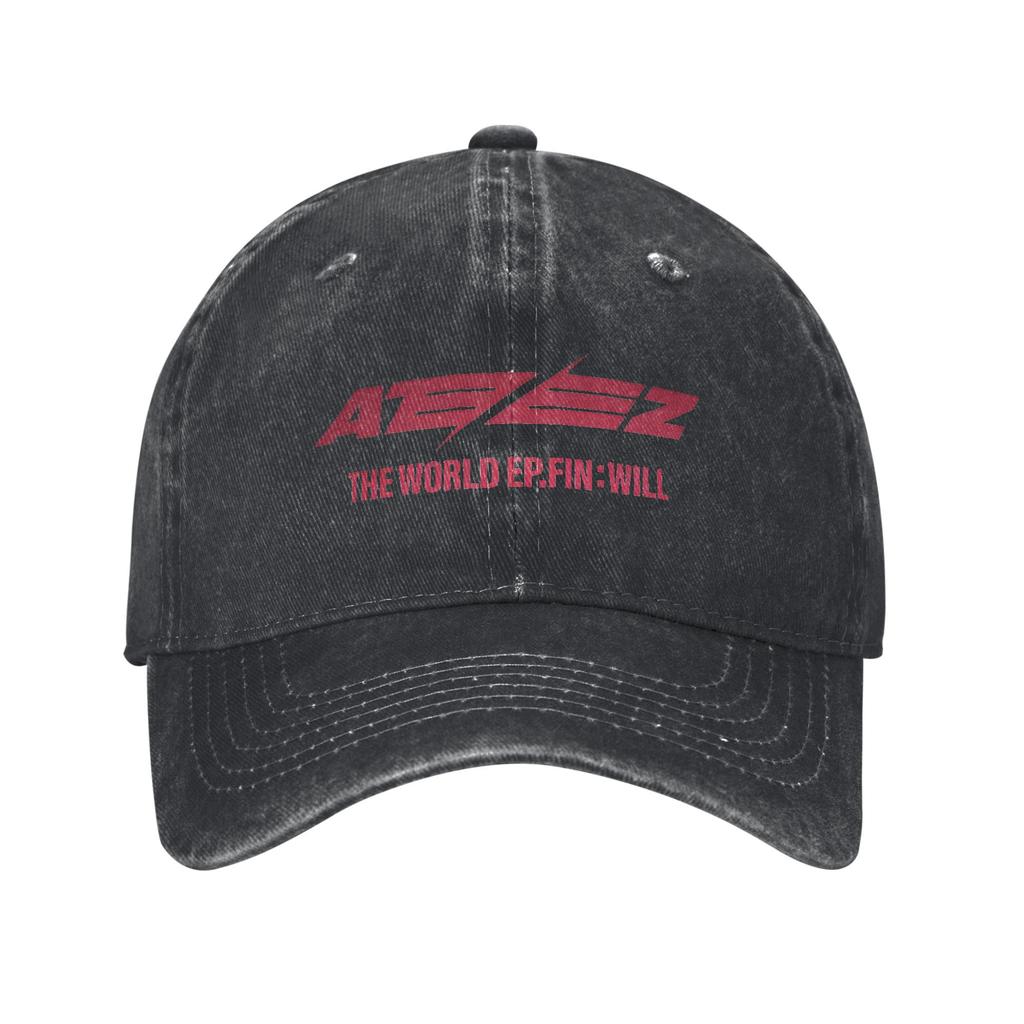Ateezed Lemon Drop 2025 Popmusik Trucker-Hut Outfit Für Männer Frauen Baseballkappe Kpop Band Retro Wear Snapback-Kappen Verstellbar