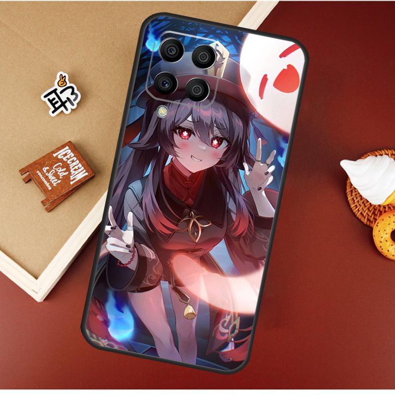 Genshin Impact Zhongli Hutao Case For Samsung Galaxy M51 M31 M21 M11 M16 M36 M56 M53 M12 M32 M52 M15 M35 M55 M14 M34 M54