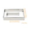 Adjustable Cake Ring Heart/Square/Round Cake Ring Stainless Cheese Mousse Ring Mold Cheese Dessert Cake Mold Baking Tool